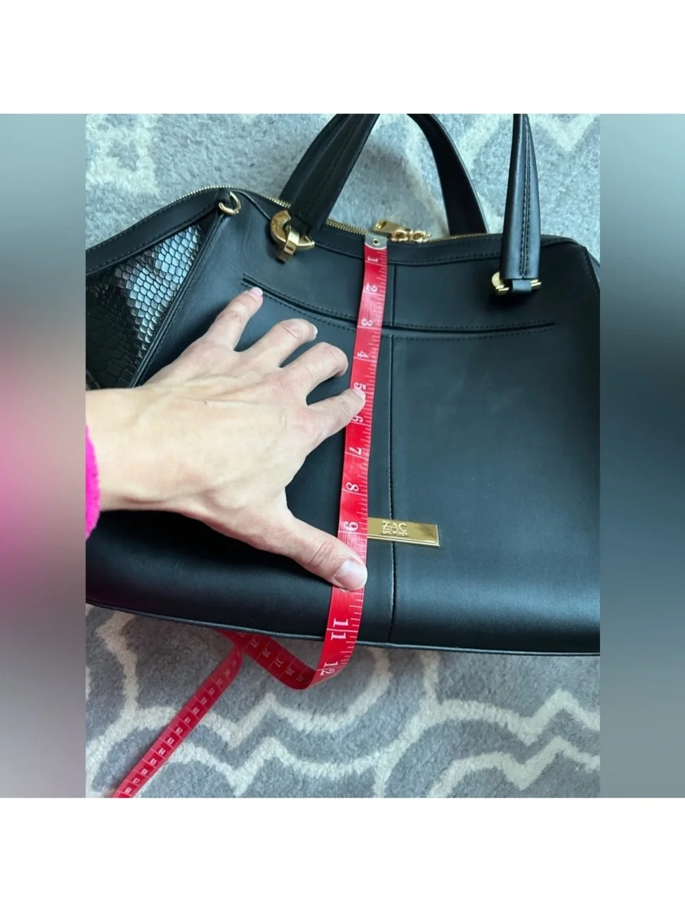 Zac Posen Black Large Bag